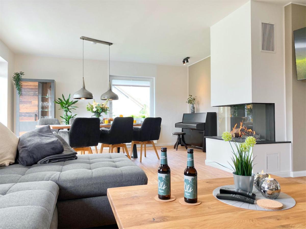 Ferienhaus Weserbrandung Nordenham Dış mekan fotoğraf